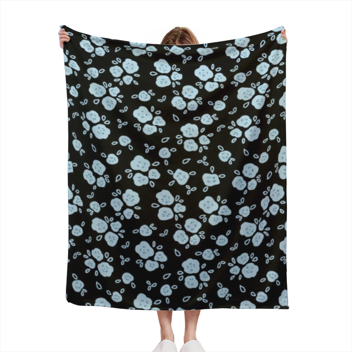 Zephyr Kaleidoscope Soft Neutral Eclectic Lightweight Flannel Throw