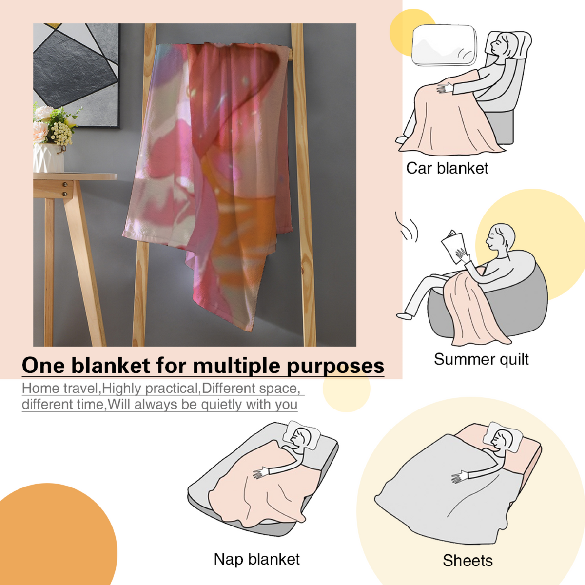 Burnished Sonnet Inspired Flannel Sofa Throw ¨C Earthy Neutral Palette