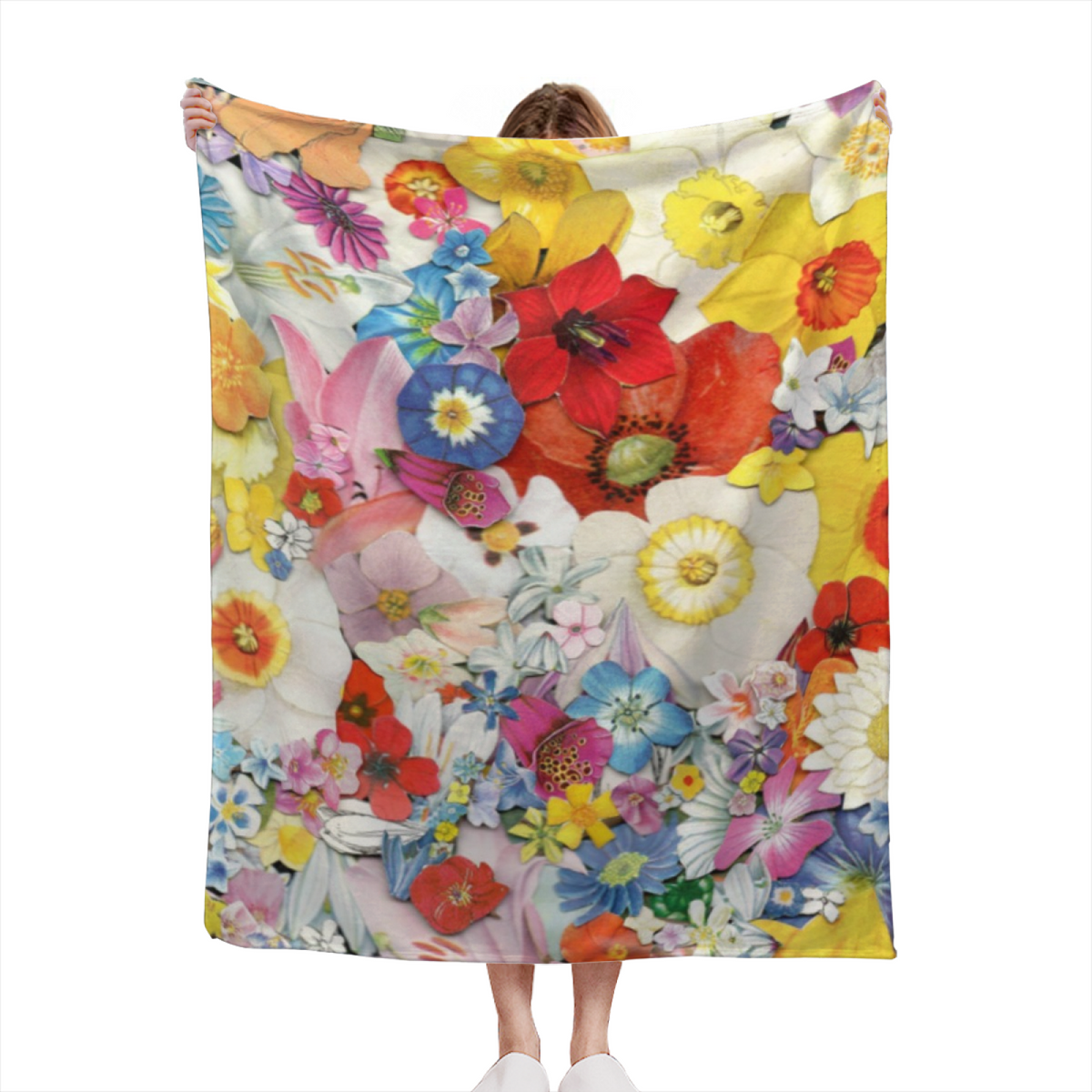 Electric & Rhapsody Playful Graphic All-Season Flannel Blanket