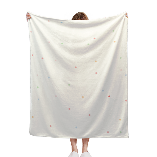 Soft Minimalist Plush Flannel Throw ¨C Alpine Blossom Collection