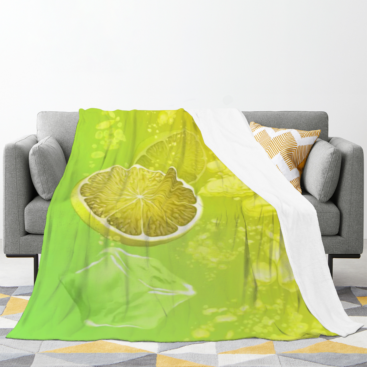 Decorative Flannel Blanket with Radiant Wonder Cozy Cottage Artwork