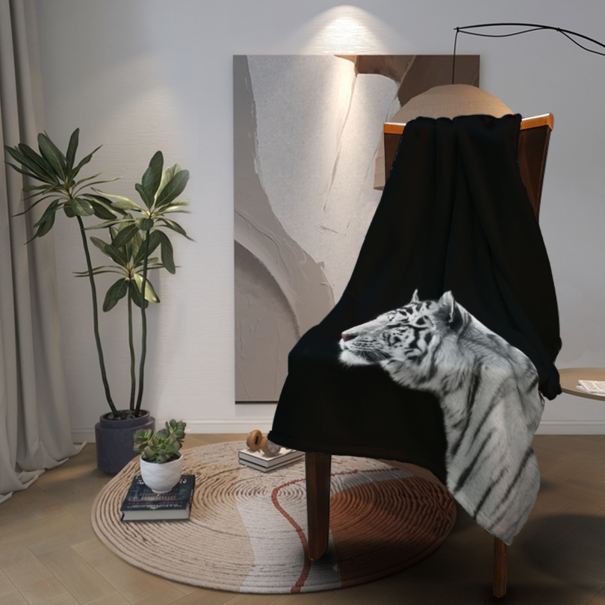Radiant & Lantern Playful Graphic All-Season Flannel Blanket