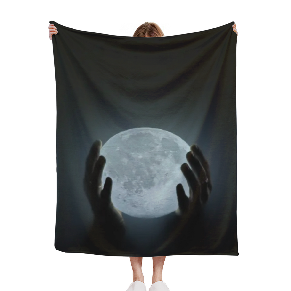 Flannel Throw Blanket with Hazy Arbor Cozy Cottage Artwork