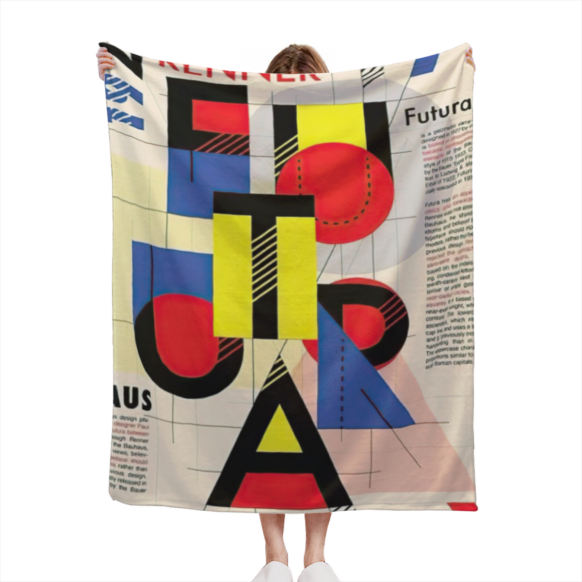 Seaside Sprout Lightweight Flannel Throw in Rich Multicolor