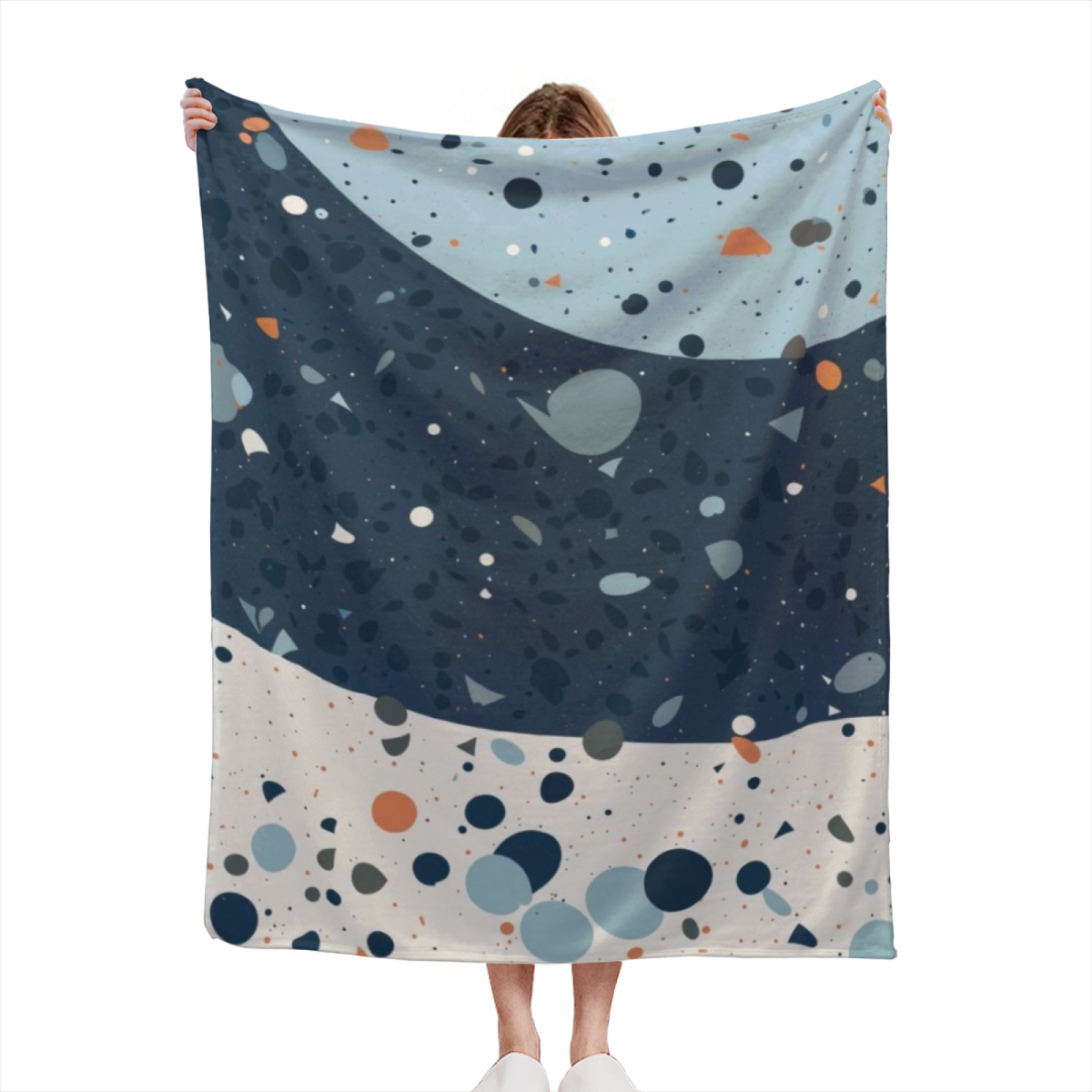 Desert Arbor Muted Sage Art Decorative Flannel Blanket