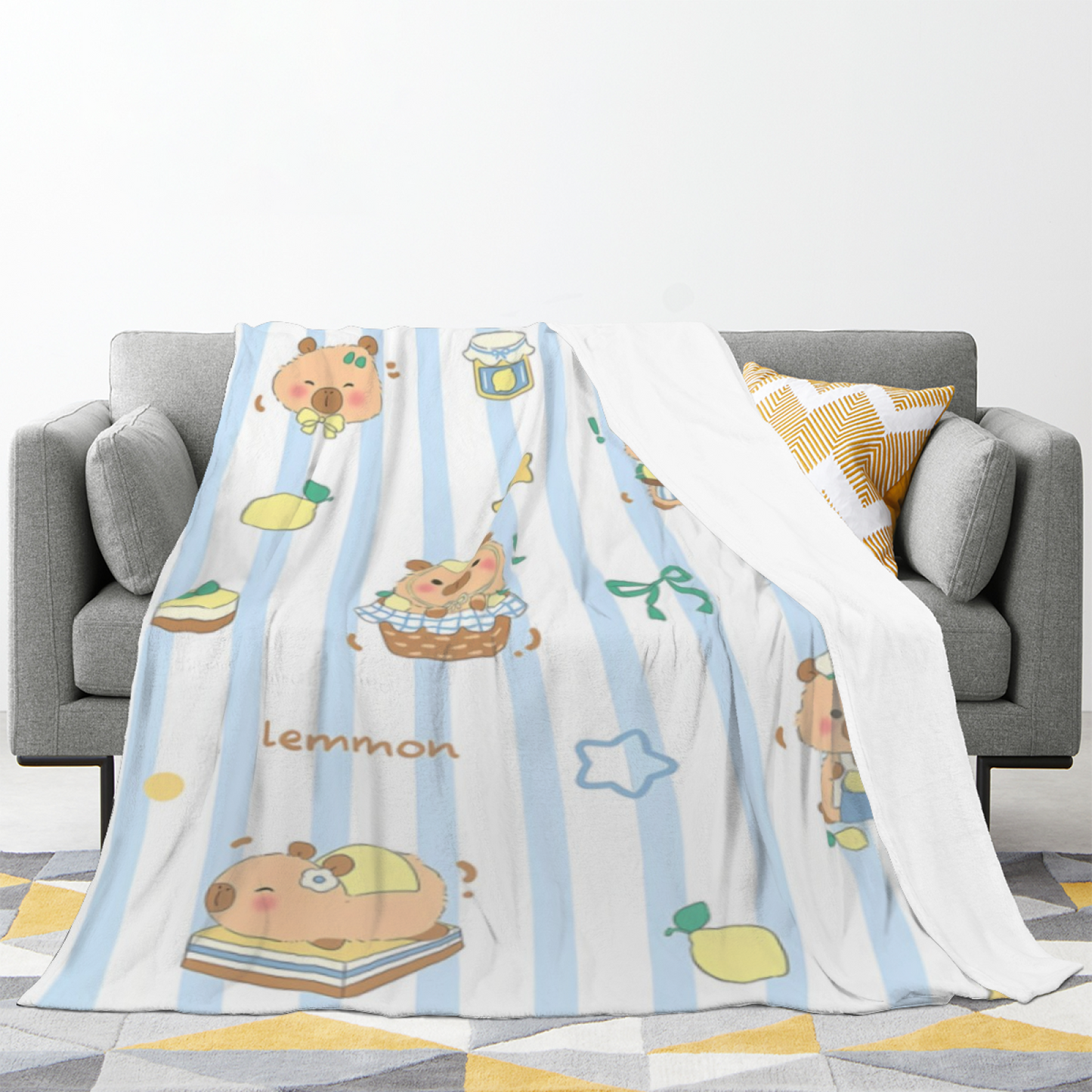 Abstract Modern Art Throw Blanket ¨C Stylish Colorful Printed Cozy Blanket