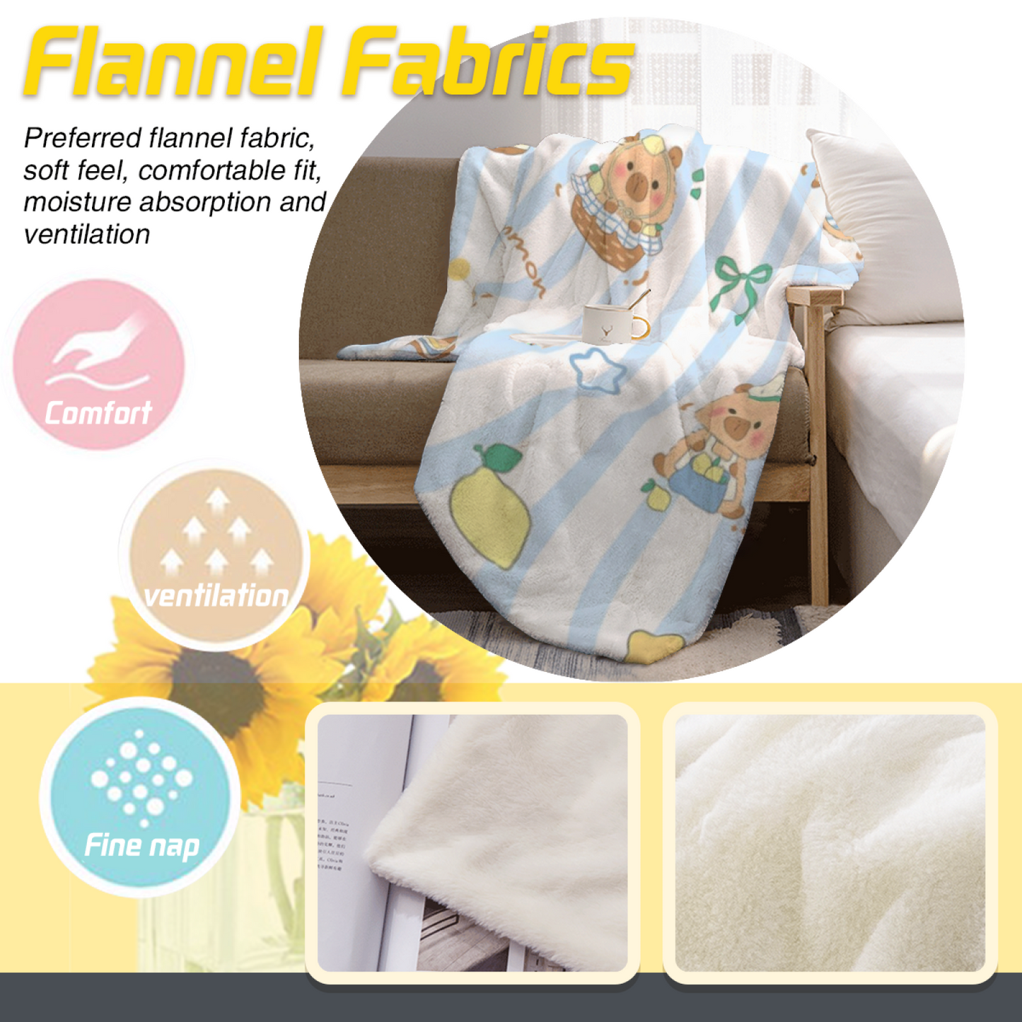 Abstract Modern Art Throw Blanket ¨C Stylish Colorful Printed Cozy Blanket