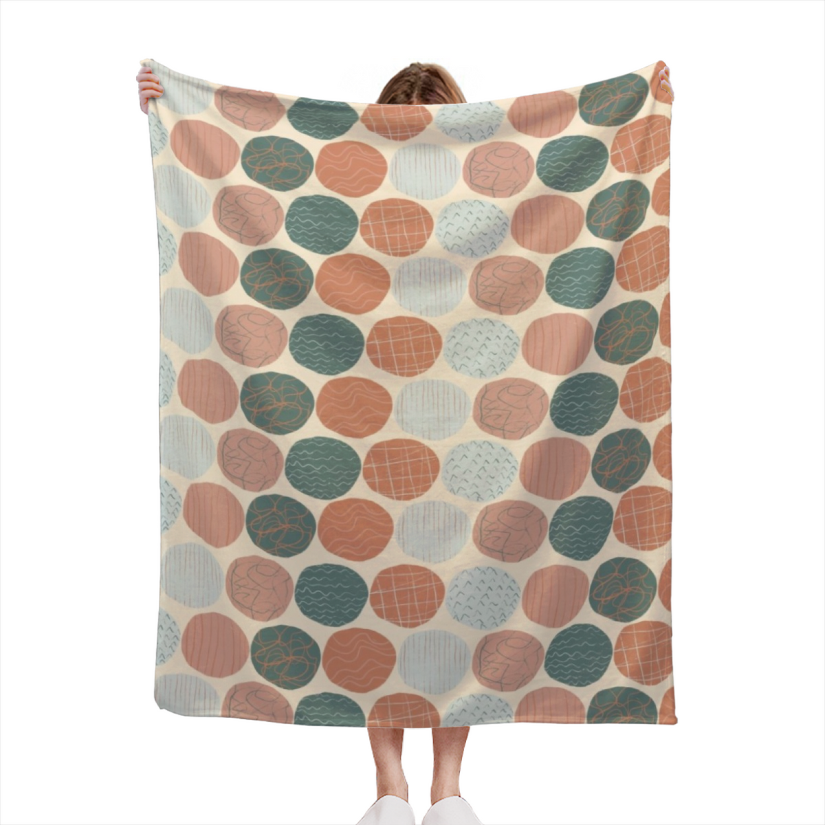 Evergreen Fable Lightweight Flannel Throw in Dusty Lilac