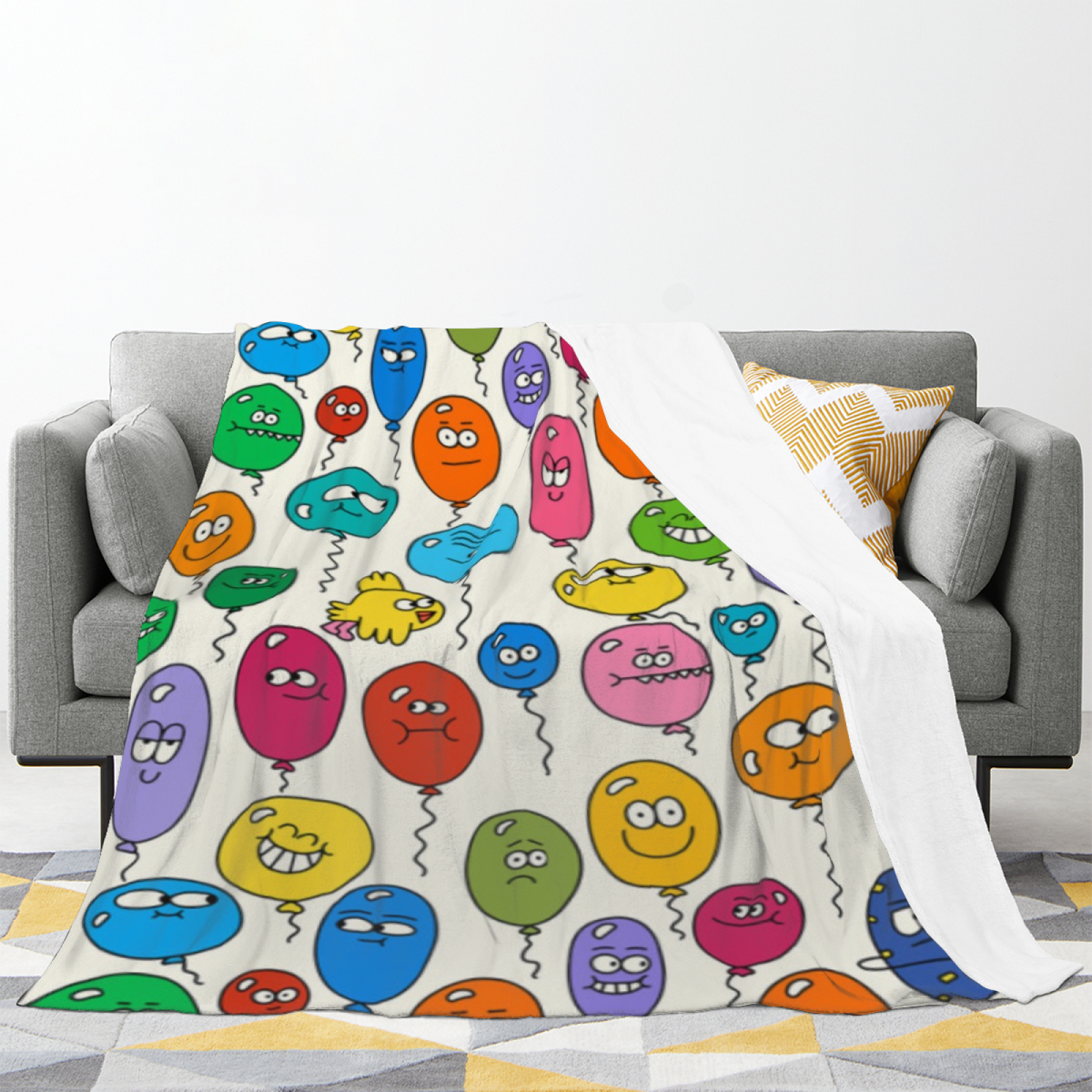 Soft Minimalist Plush Flannel Throw ¨C Starlit Sanctuary Collection