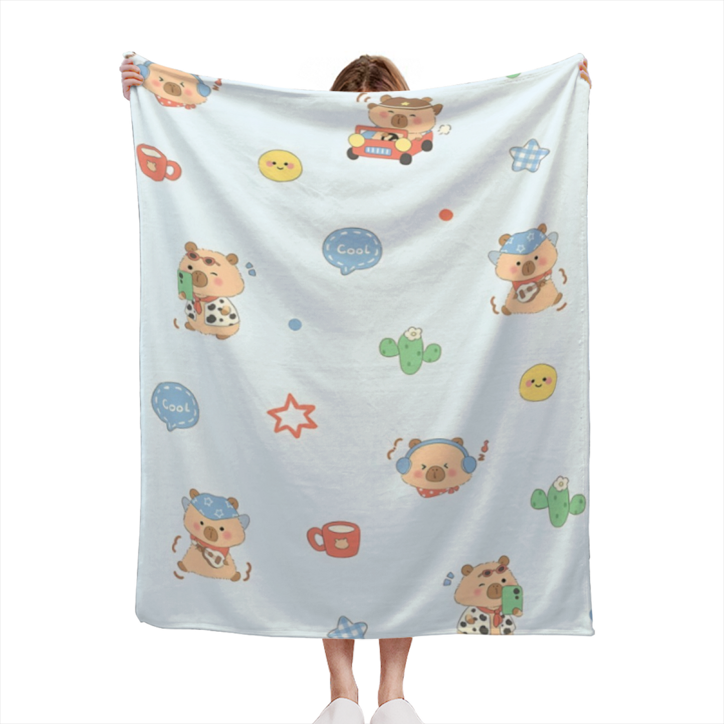 Colorful Modern Pattern Throw Blanket ¨C Abstract Artistic Cozy Blanket