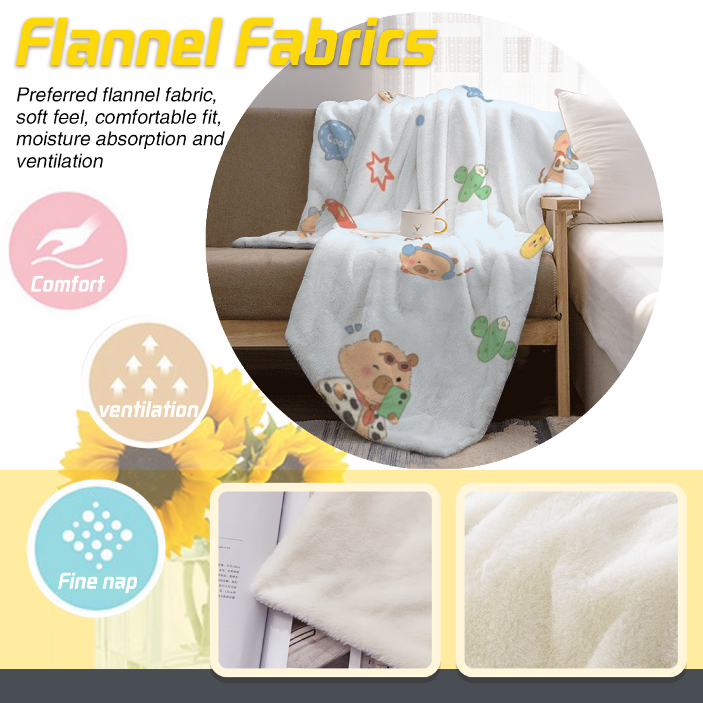Colorful Modern Pattern Throw Blanket ¨C Abstract Artistic Cozy Blanket