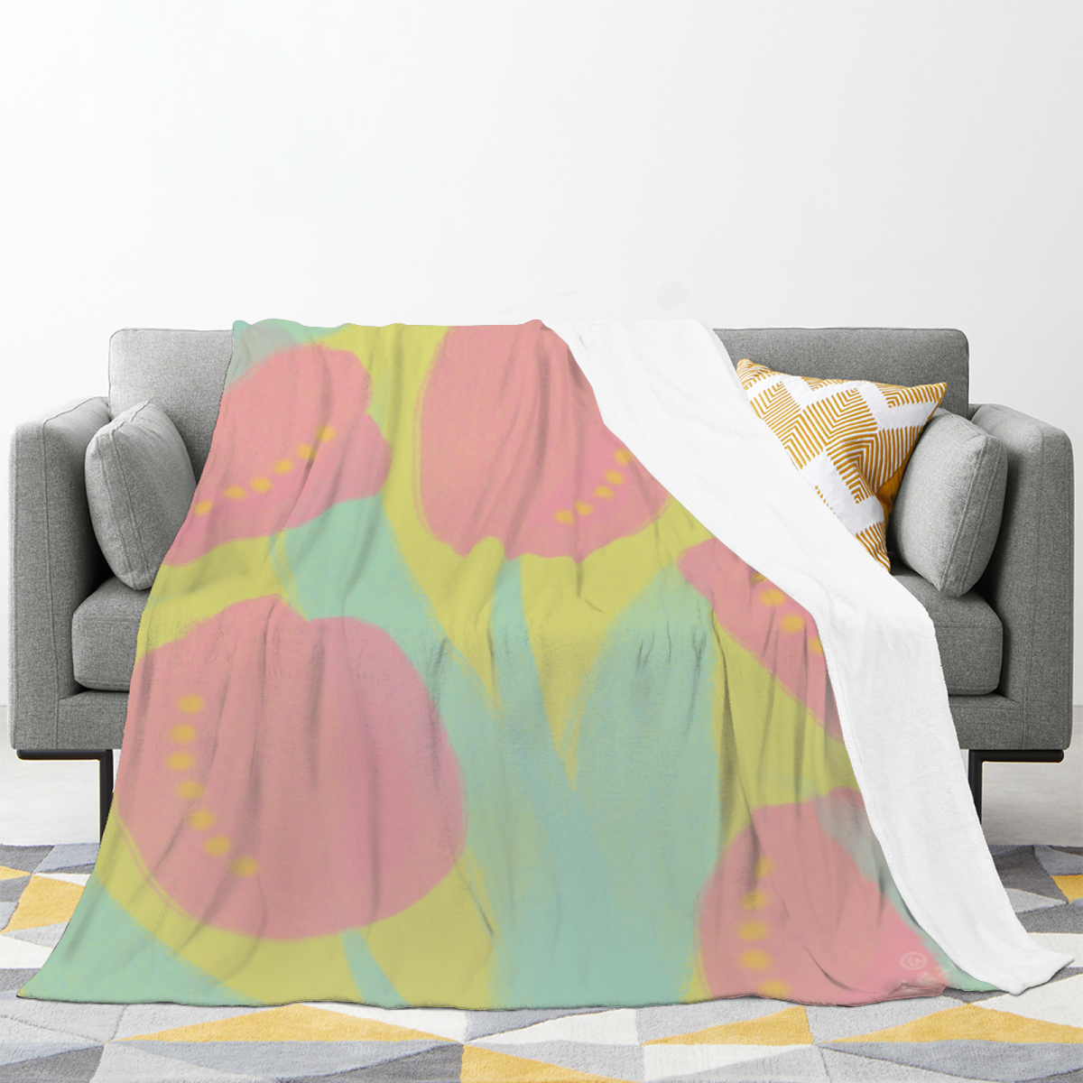Playroom Dreamscape Decorative Flannel Blanket
