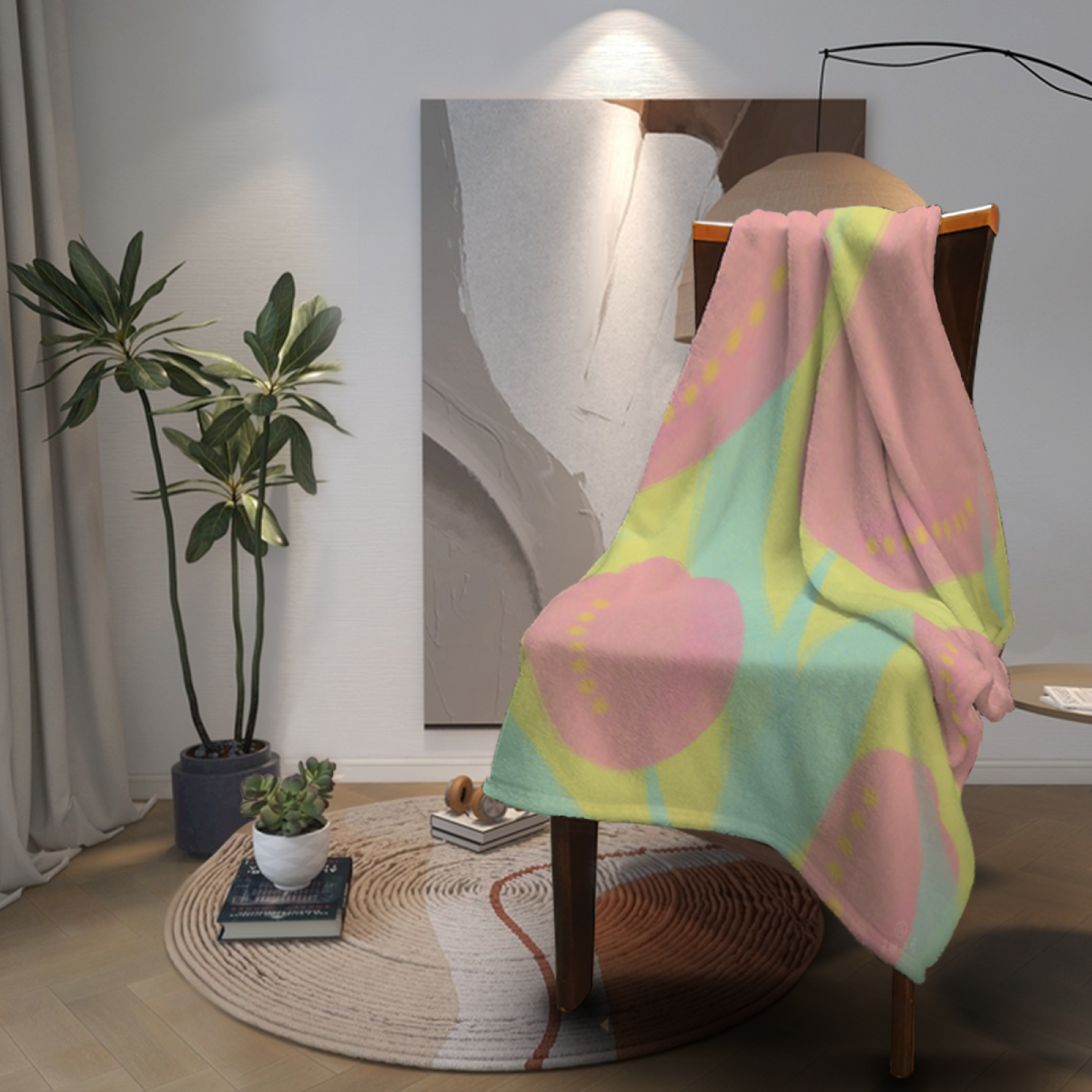 Playroom Dreamscape Decorative Flannel Blanket