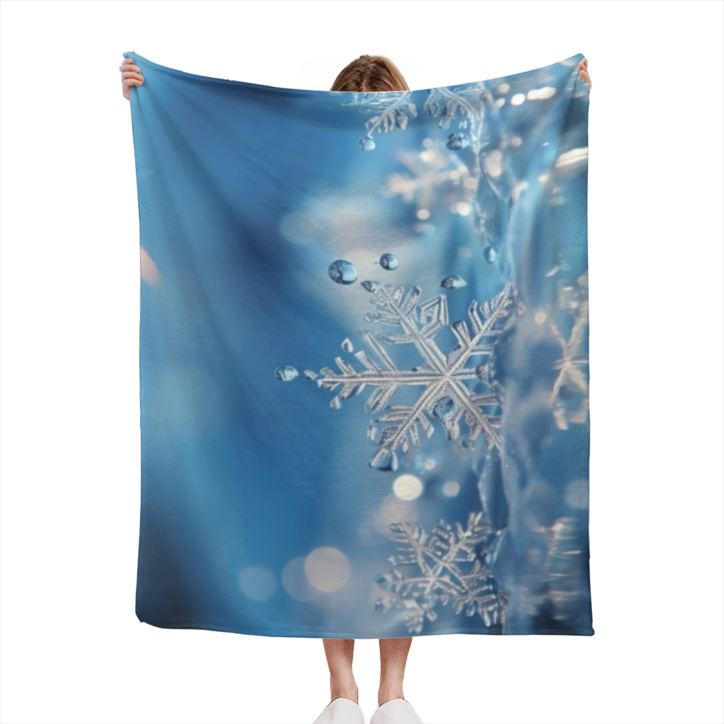 Decorative Abstract Throw Blanket ¨C Colorful Contemporary Printed Blanket