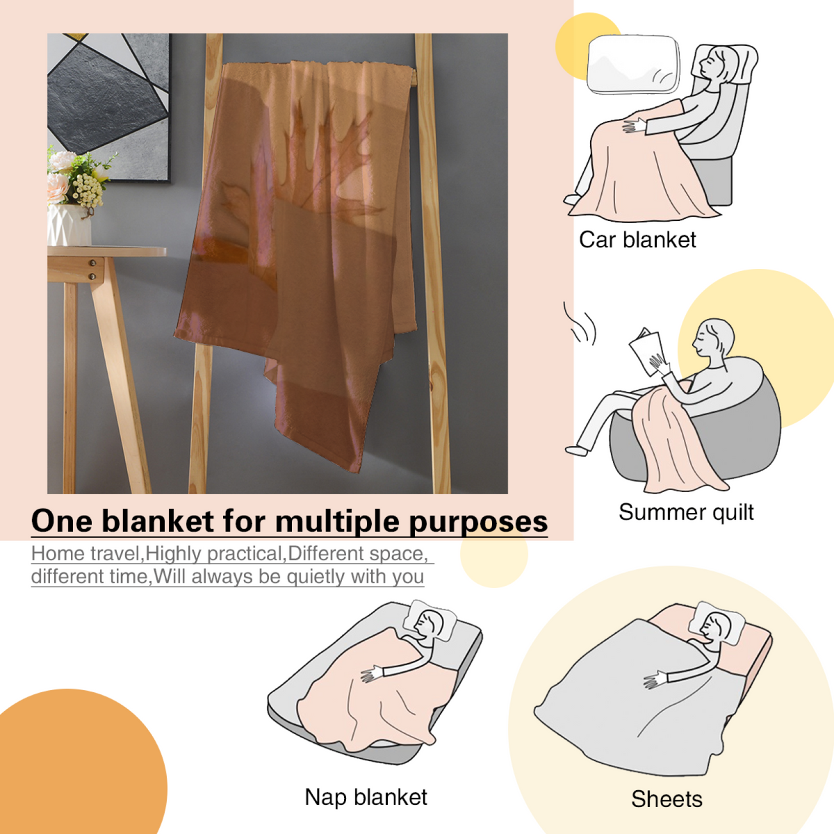 Soft Minimalist Plush Flannel Throw ¨C Frosted Mosaic Collection