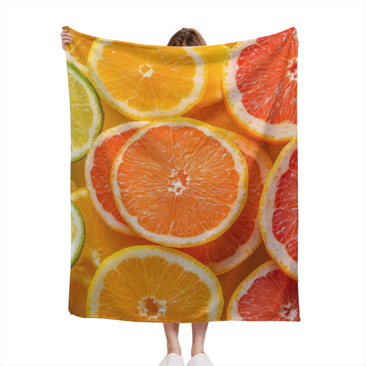 Opaline Lantern Warm Terracotta Modern Art Decorative Flannel Blanket