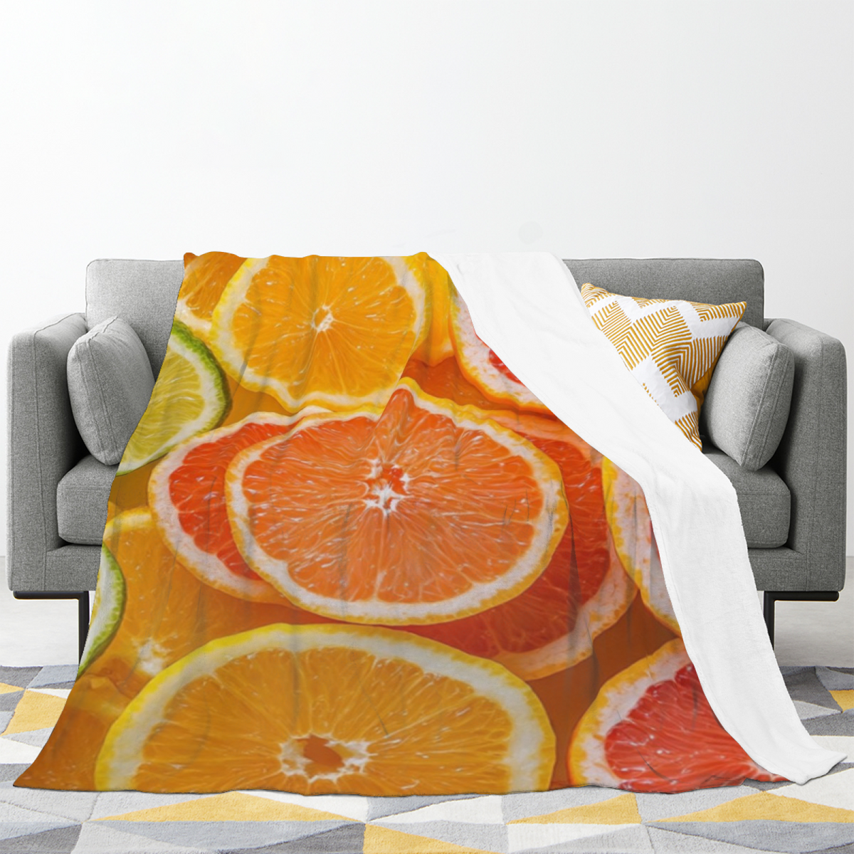 Opaline Lantern Warm Terracotta Modern Art Decorative Flannel Blanket