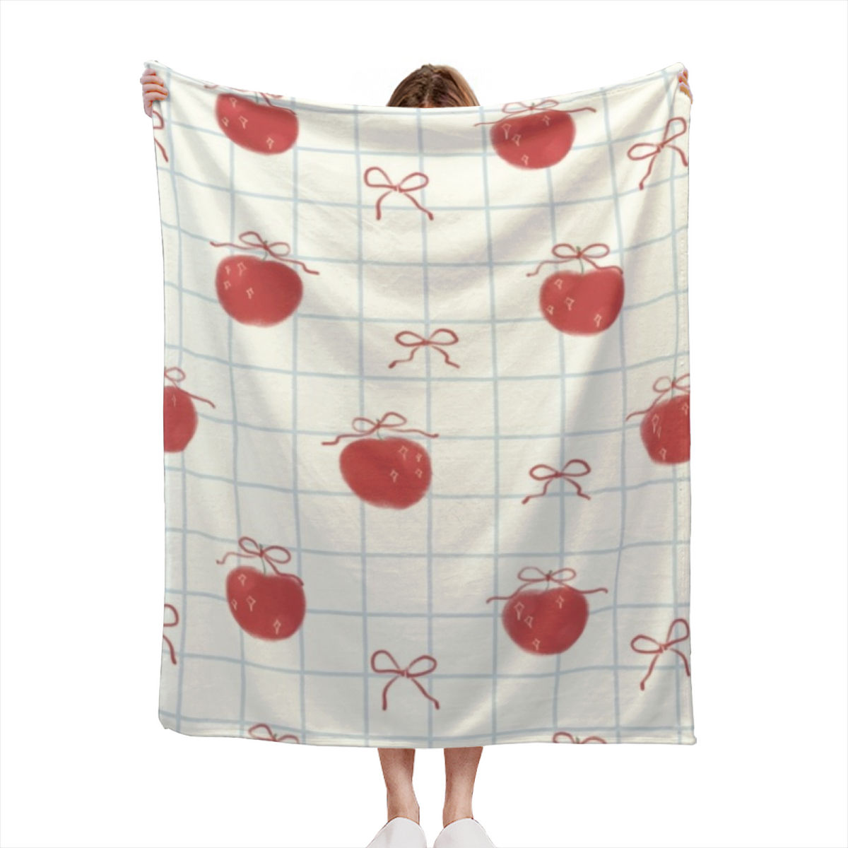 Willow Muse Whimsical Pattern Lightweight Flannel Throw