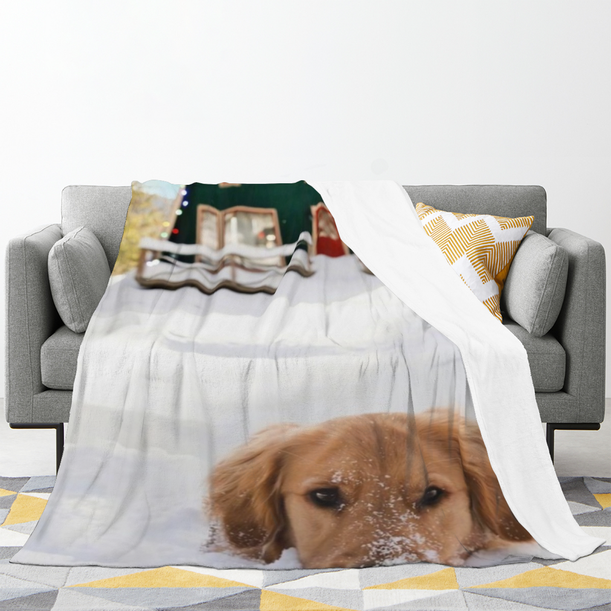 Soft Neutral Velvet Serenade Soft Flannel Blanket
