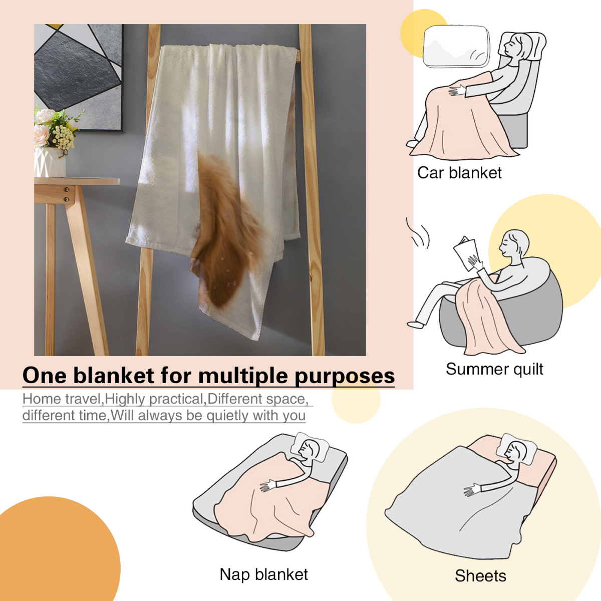 Soft Neutral Velvet Serenade Soft Flannel Blanket