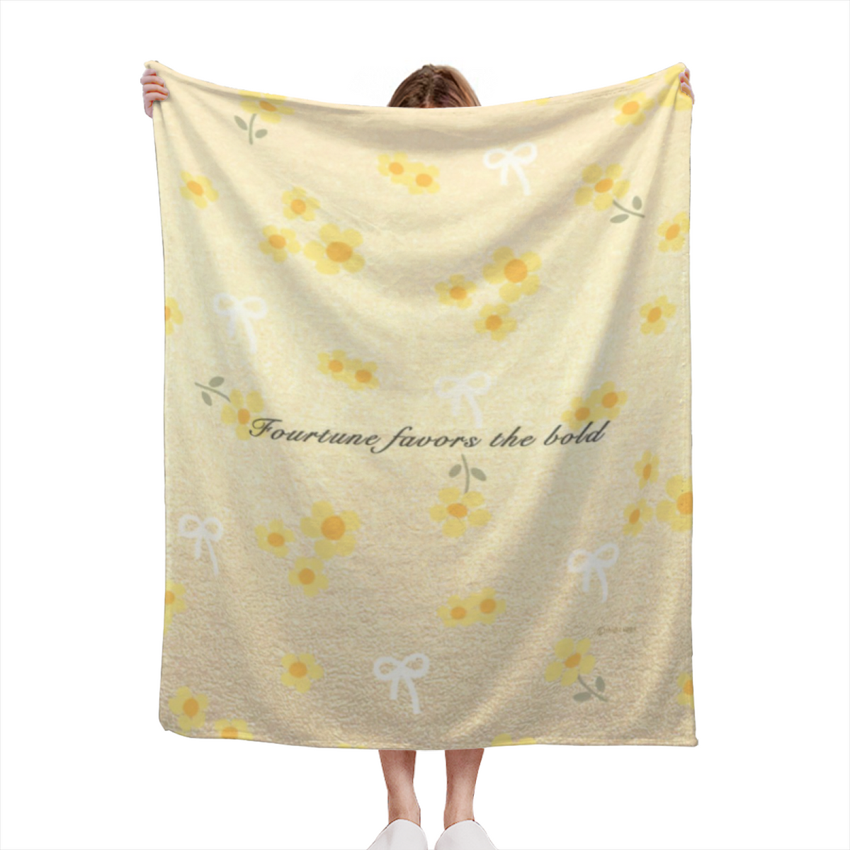 Coral Odyssey Soft Neutral Art Lightweight Flannel Throw