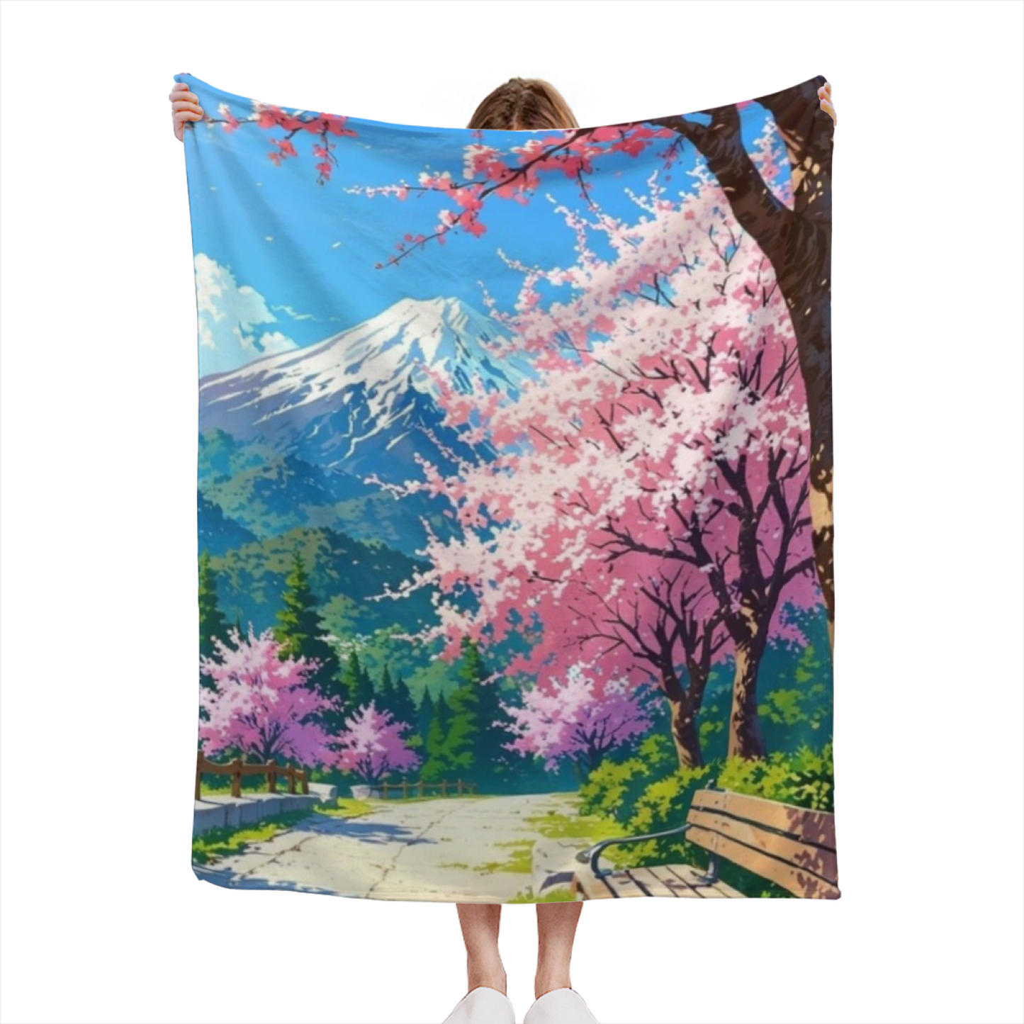 Contemporary Decorative Throw Blanket ¨C Artistic Graphic Cozy Home Blanket