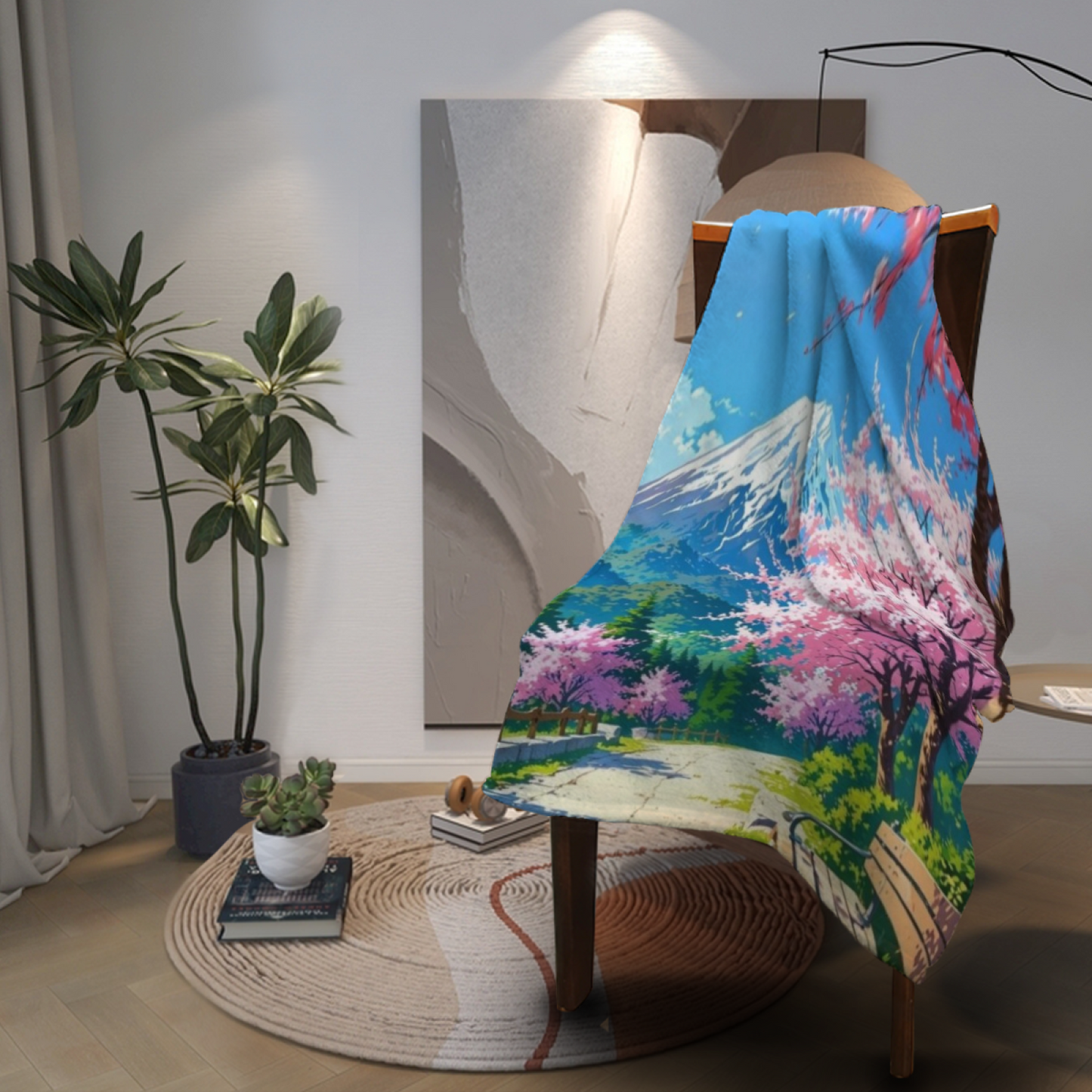 Contemporary Decorative Throw Blanket ¨C Artistic Graphic Cozy Home Blanket