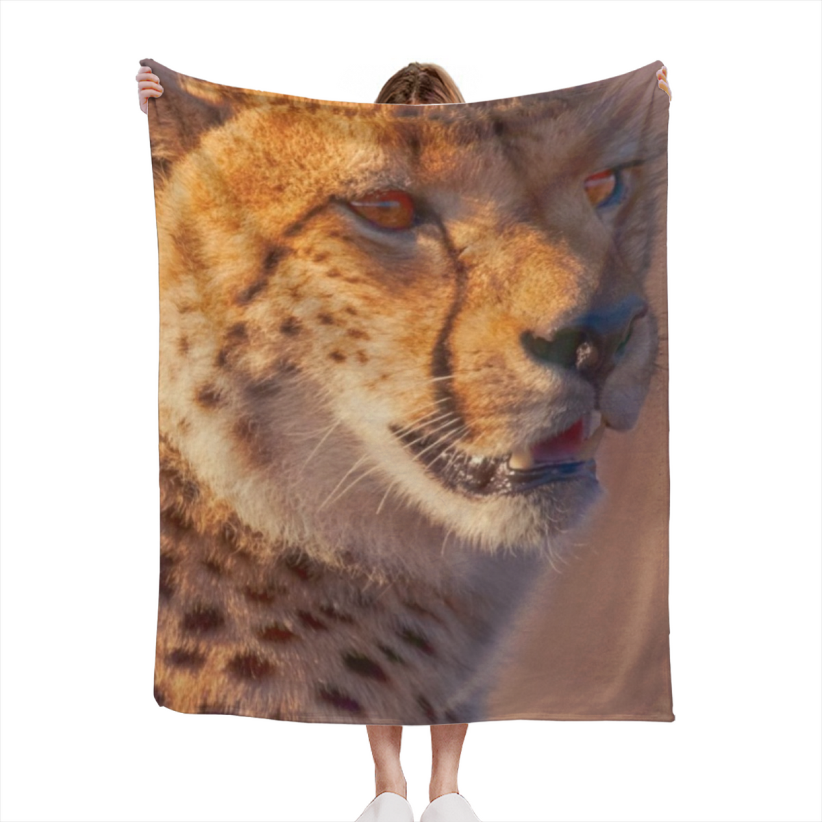 Velvet Trail Earthy Multicolor Dreamy Flannel Throw Blanket