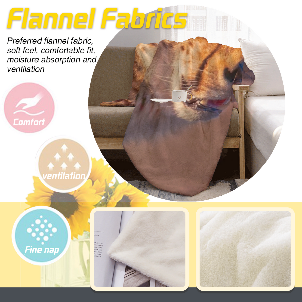 Velvet Trail Earthy Multicolor Dreamy Flannel Throw Blanket
