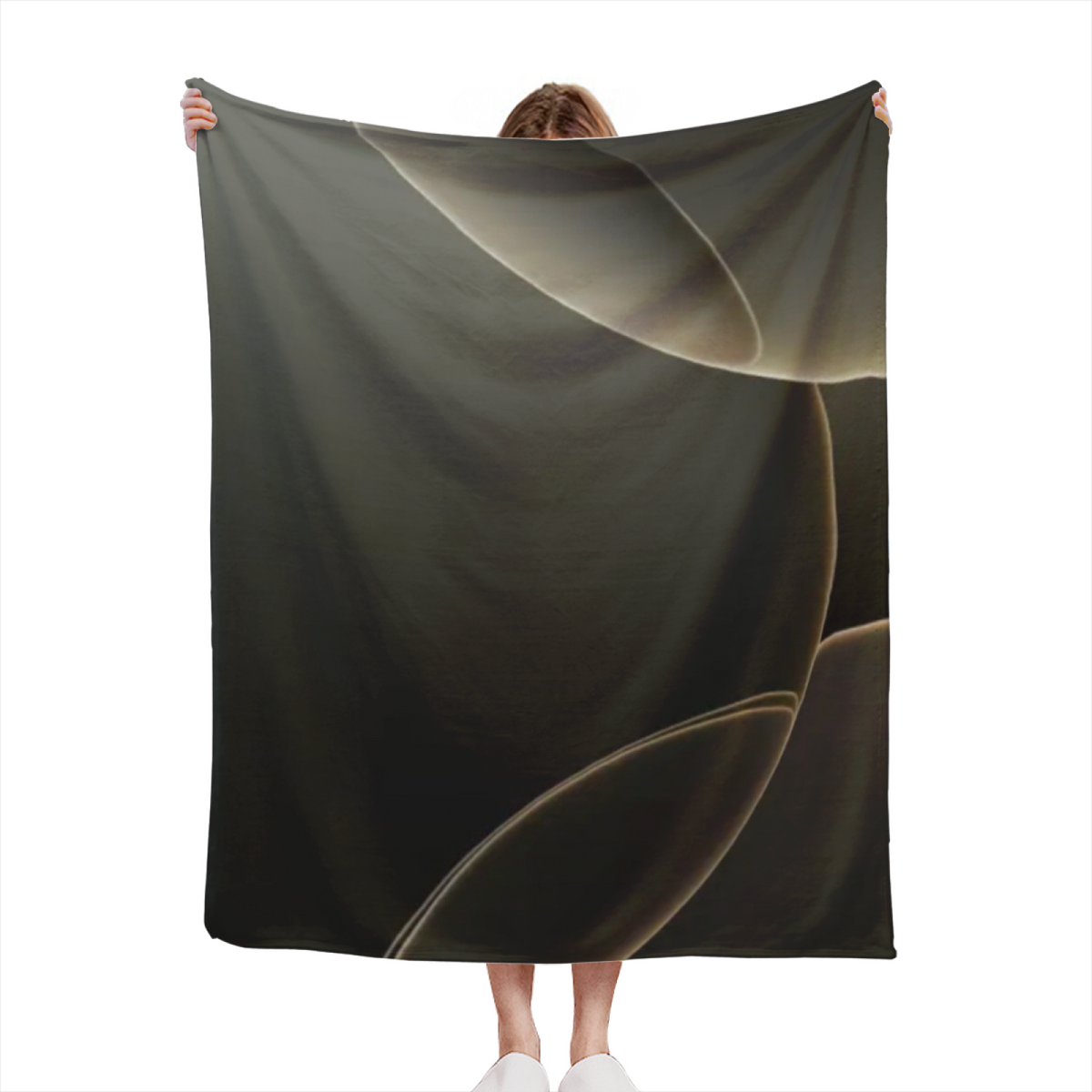 Soft Minimalist Plush Flannel Throw ¨C Lagoon Thicket Collection