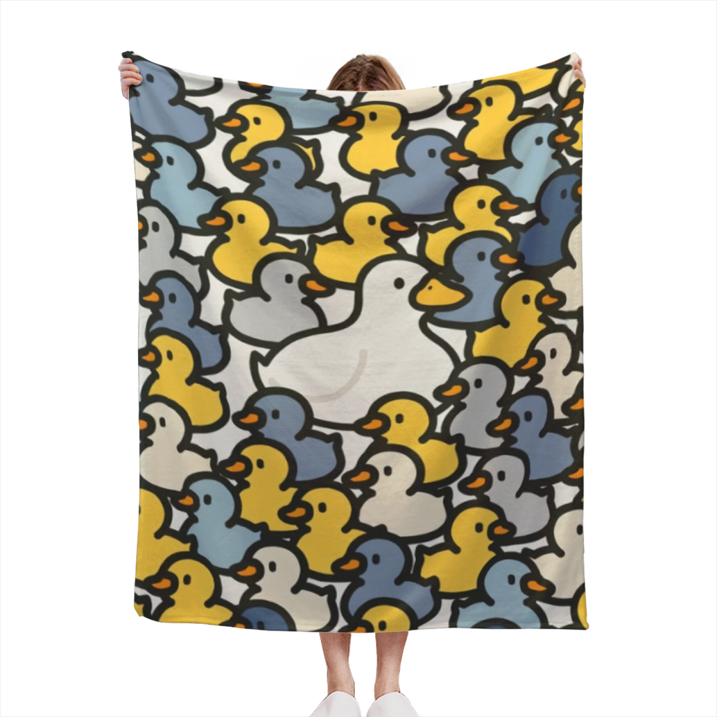 Decorative Graphic Throw Blanket ¨C Contemporary Colorful Artistic Design