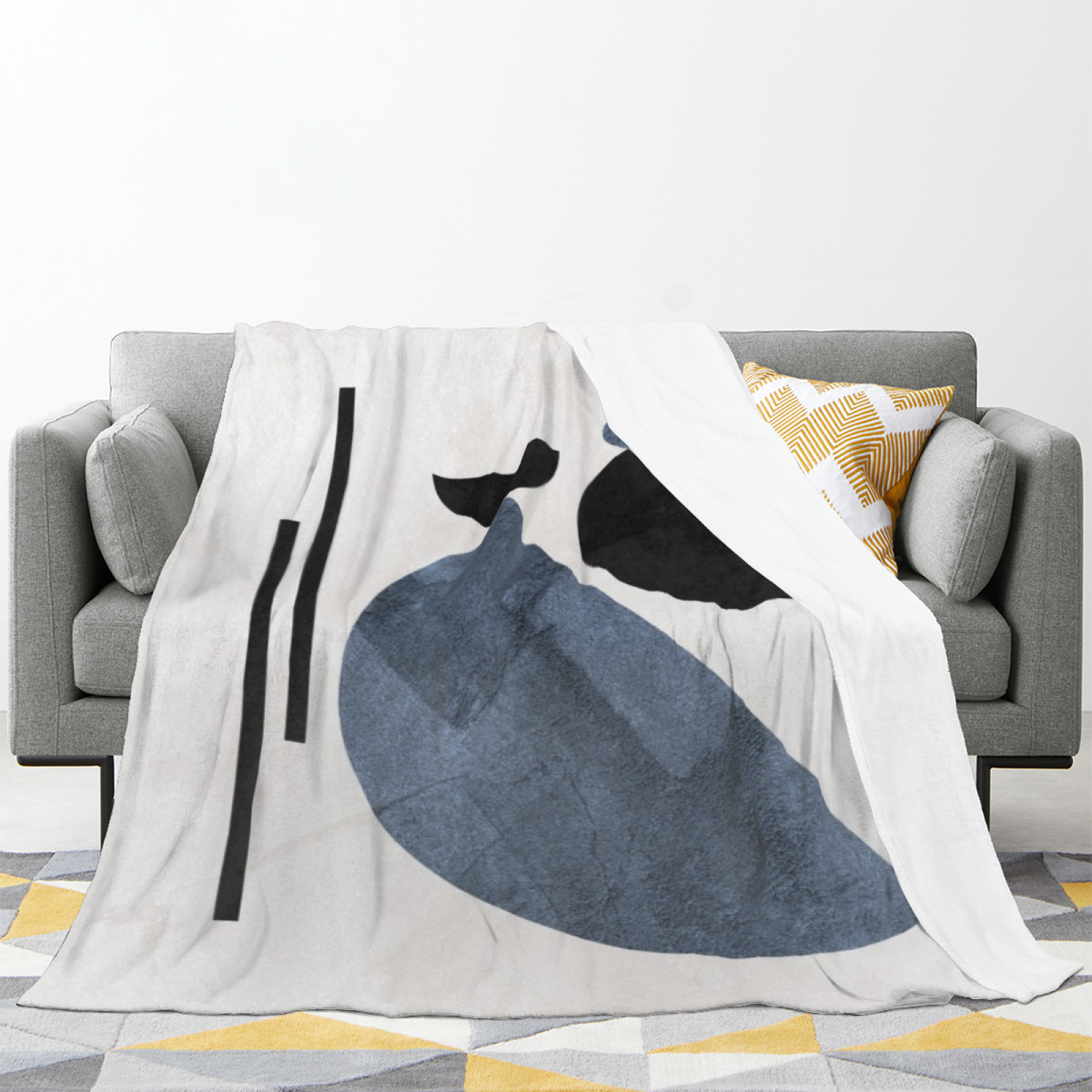 Marigold Valley Home Accent Lightweight Flannel Throw ¨C Soft Neutral