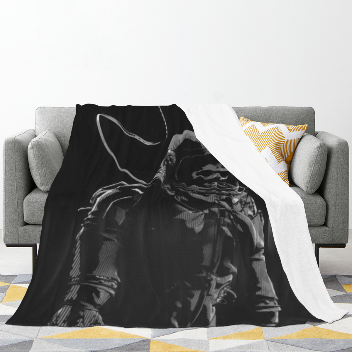 Luminous Harbor Home Accent Lightweight Flannel Throw ¨C Warm Coral