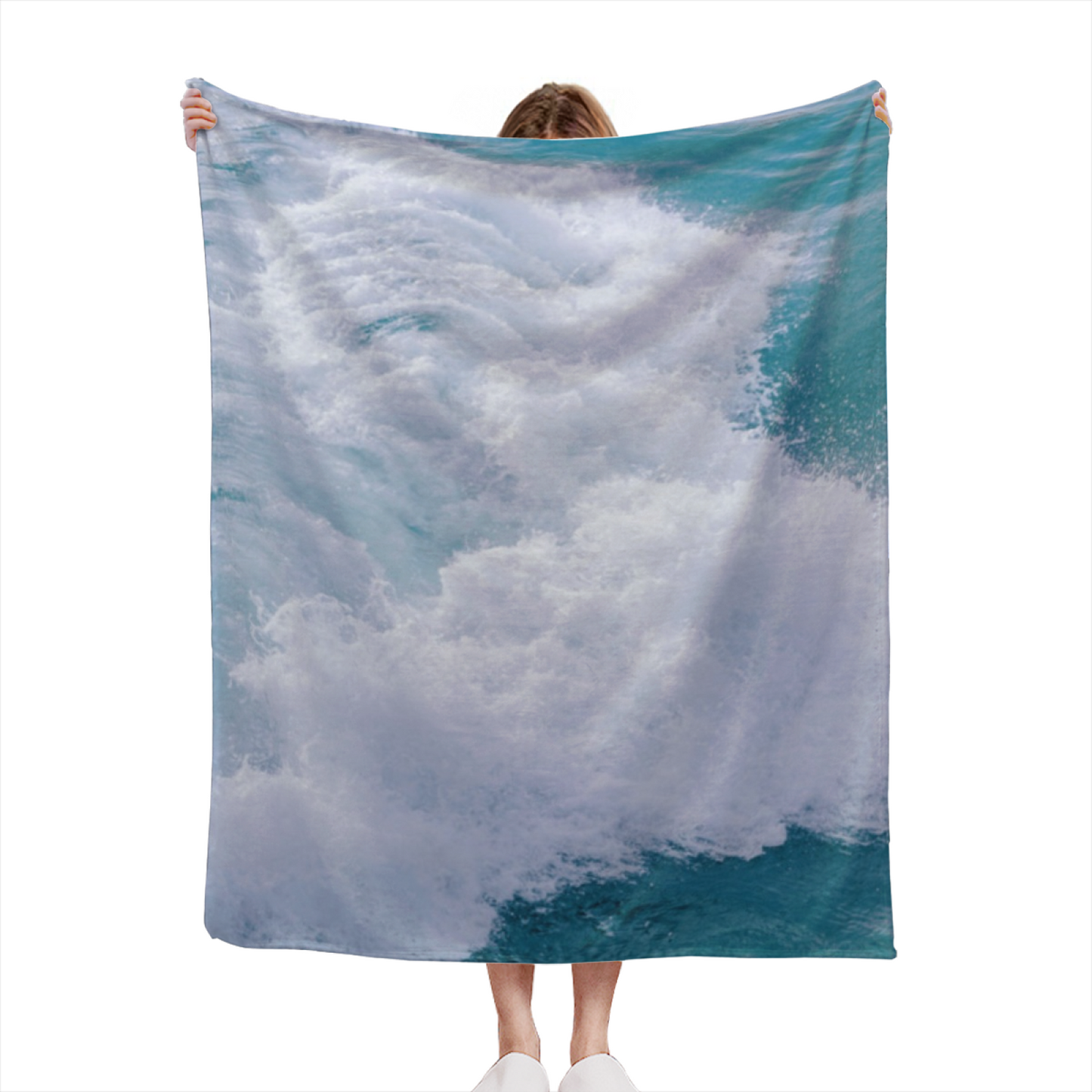 Graphic Pattern Throw Blanket ¨C Contemporary Decorative Cozy Home Blanket