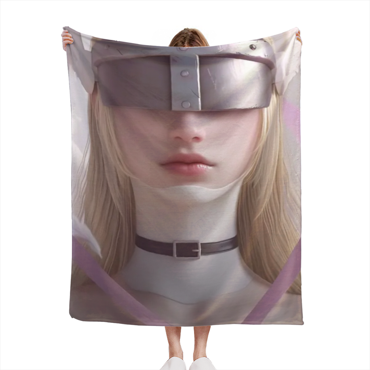 Opaline Sonnet Soft Flannel Blanket in Dusty Lilac
