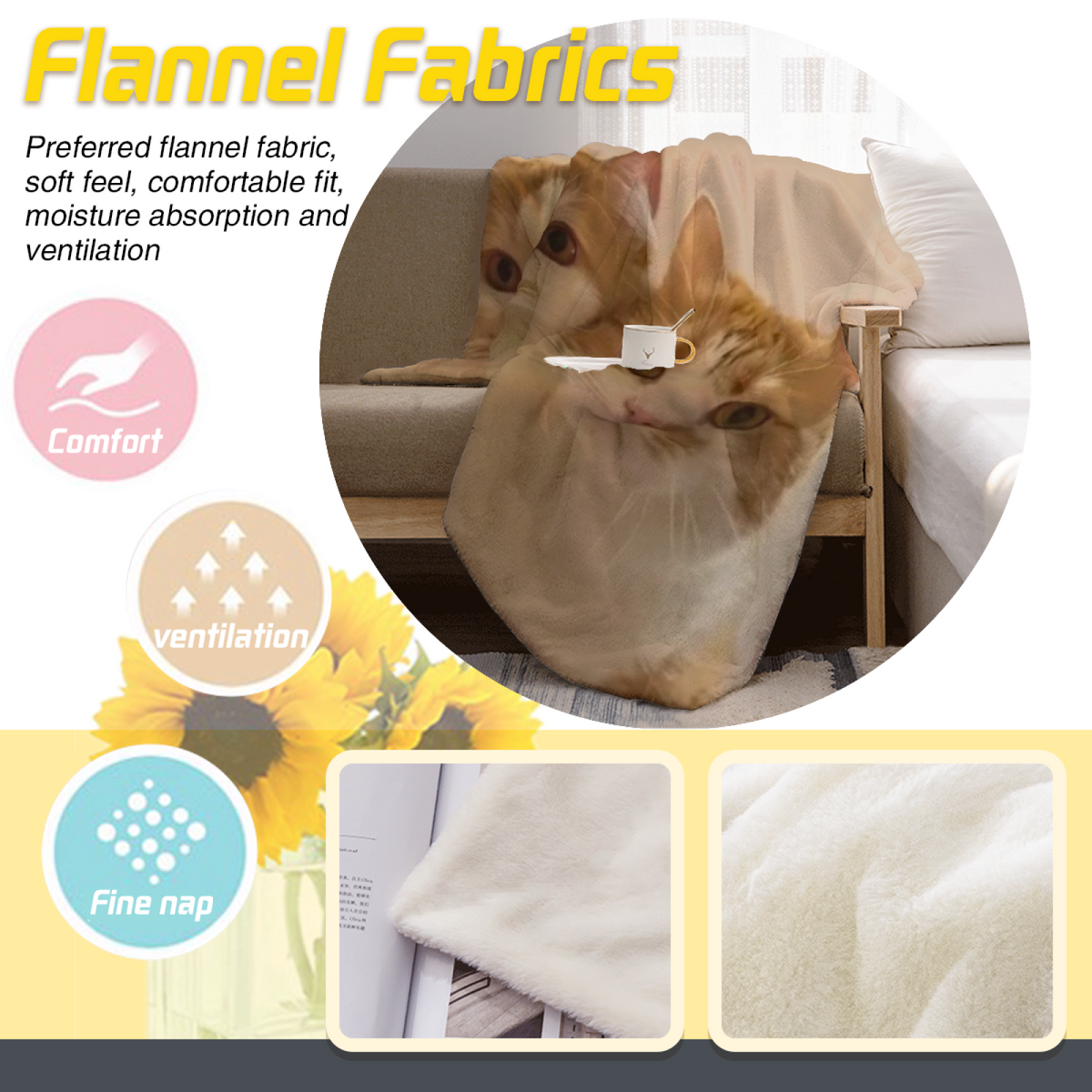 Soft Minimalist Plush Flannel Throw ¨C Wildwood Atlas Collection