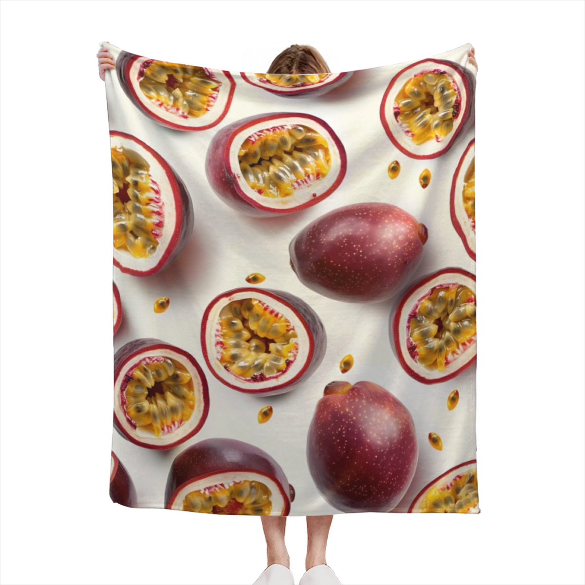 Frosted Whisper Home Accent Lightweight Flannel Throw ¨C Pastel Multicolor