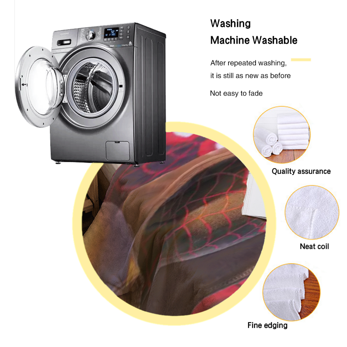 Soft Minimalist All-Season Flannel Blanket ¨C Copper Grove Collection