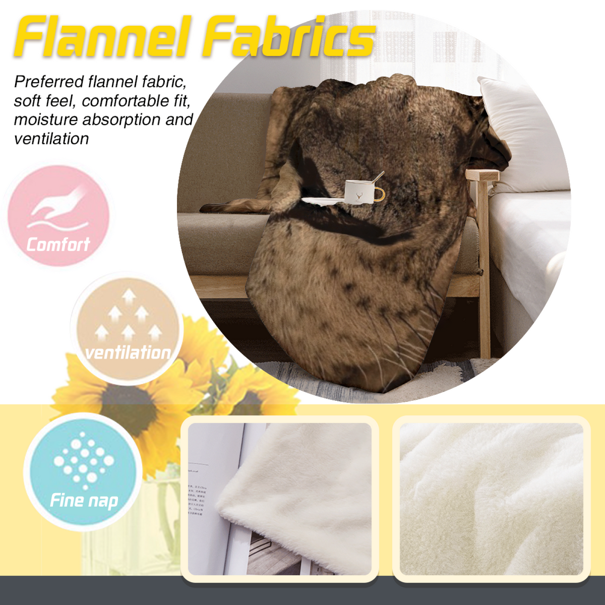 Earthy Neutral Opaline Cove Soft Flannel Blanket ¨C Contemporary Pattern