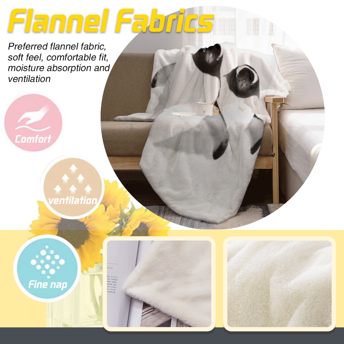 Desert Prism Home Accent Lightweight Flannel Throw ¨C Warm Coral