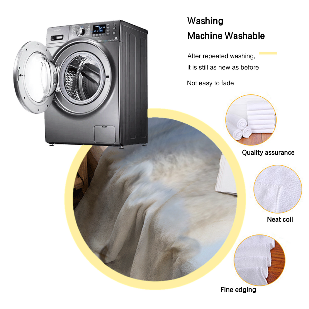 Soft Neutral Zephyr Tapestry Decorative Flannel Blanket