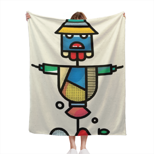 Eclectic Design Sunwashed Arbor Soft Neutral Flannel Sofa Throw
