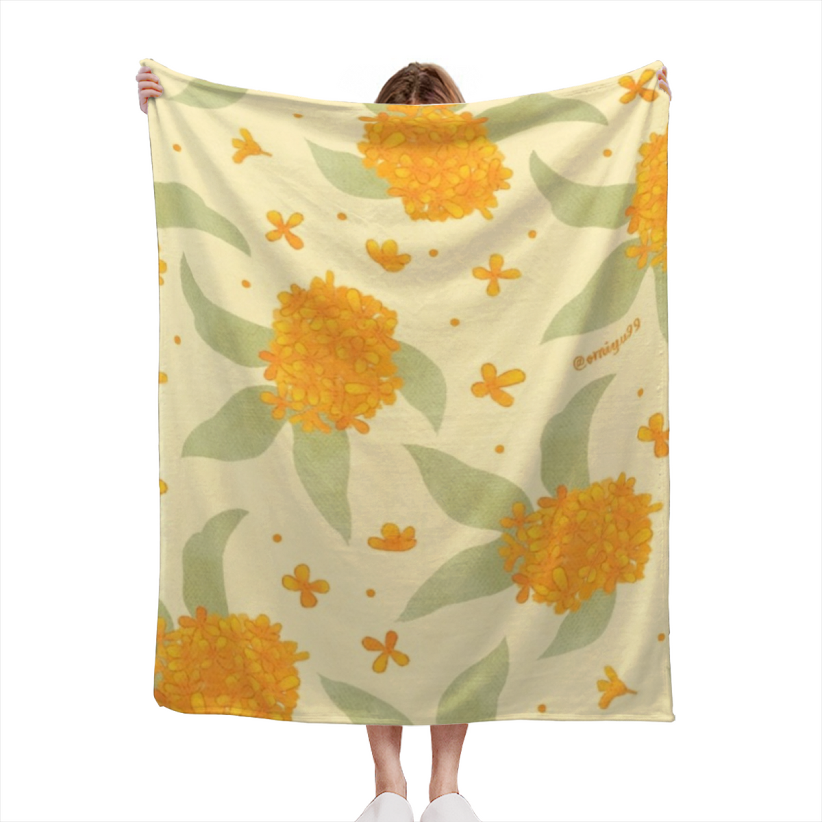 Juniper Mosaic Pastel Multicolor Art Plush Flannel Throw
