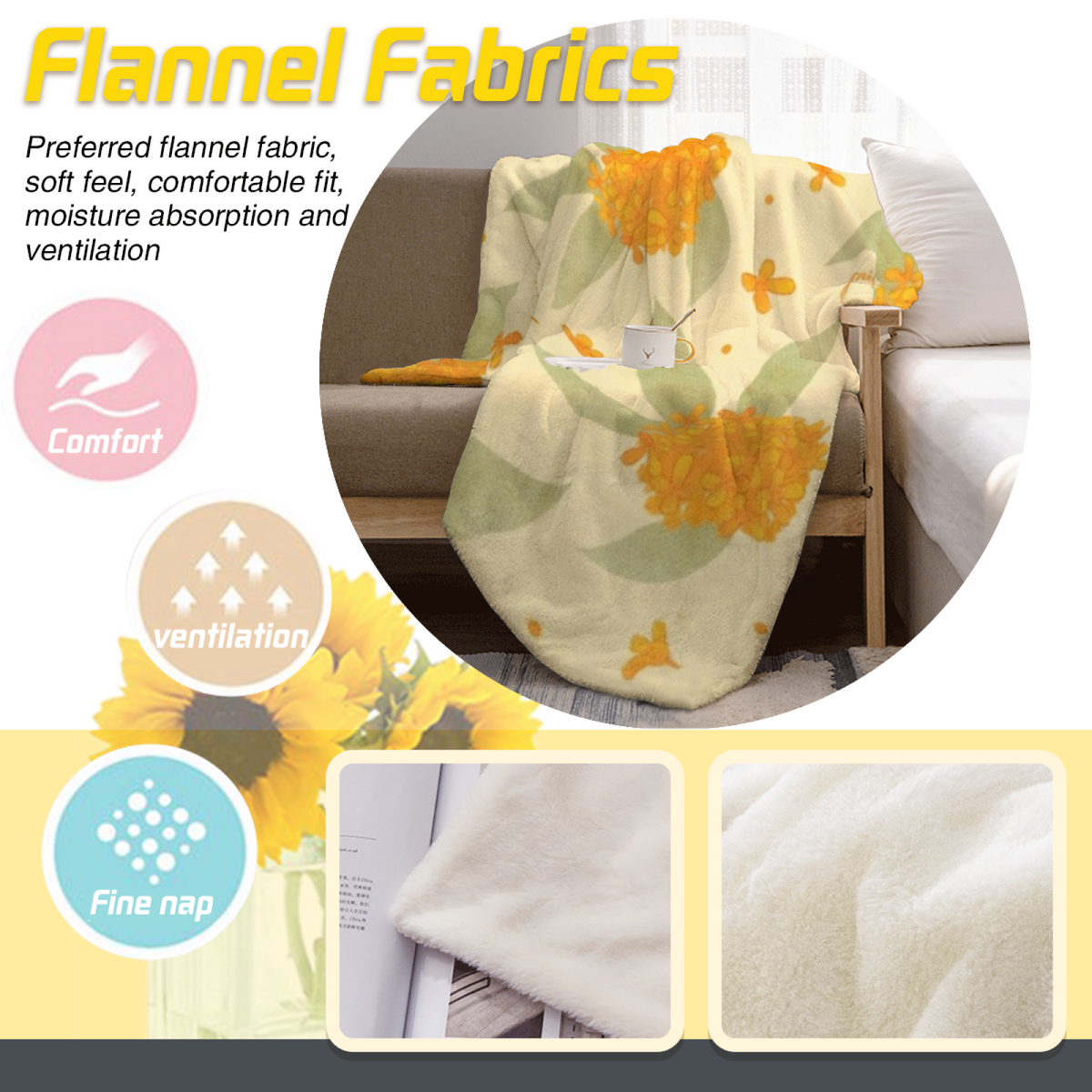 Juniper Mosaic Pastel Multicolor Art Plush Flannel Throw