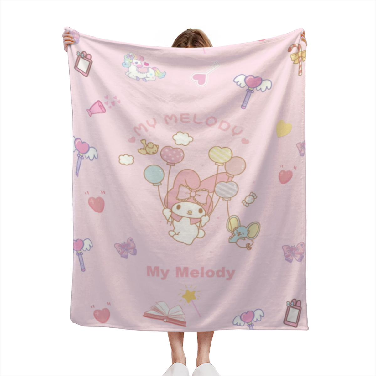 Soft Minimalist Plush Flannel Throw ¨C Serene Carnival Collection
