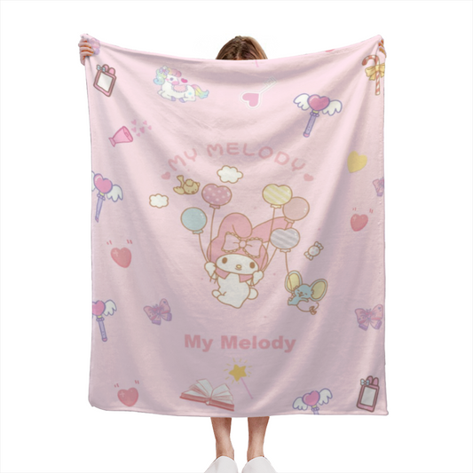 Soft Minimalist Plush Flannel Throw ¨C Serene Carnival Collection