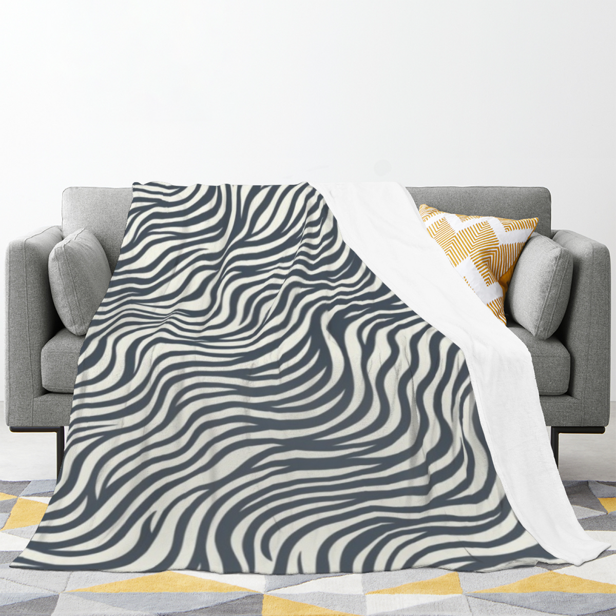 Flannel Throw Blanket with Gilded Lantern Cozy Cottage Artwork
