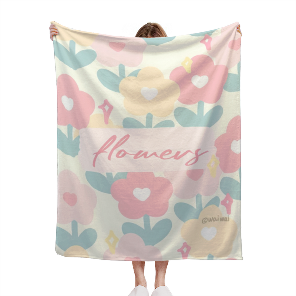 Twilight & Spectrum Playful Graphic All-Season Flannel Blanket