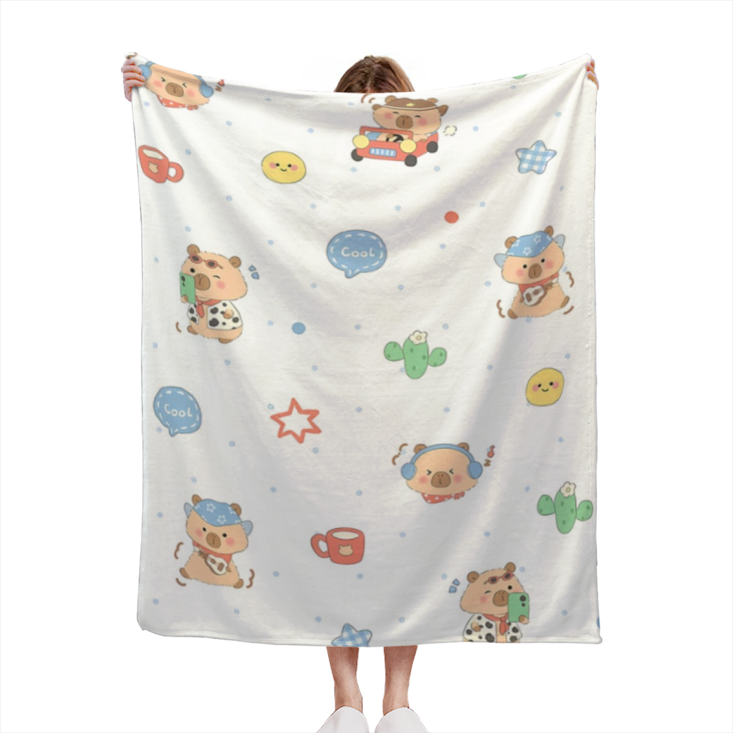 Modern Artistic Pattern Throw Blanket ¨C Decorative Colorful Cozy Home Blanket