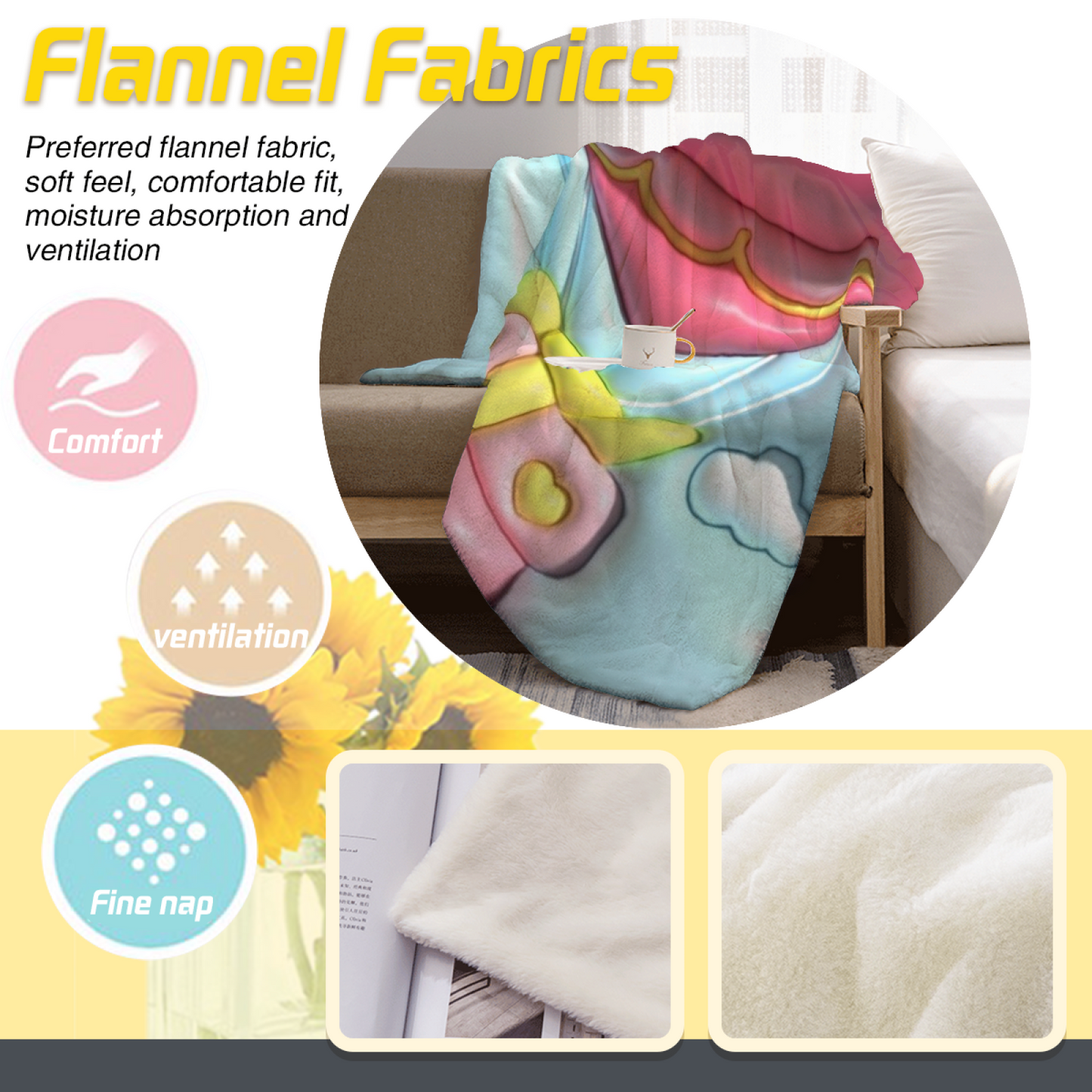 Pastel Pink Gift Box Flannel Throw Blanket ¨C Cute Sweet Holiday Design